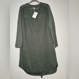 Anthropology Splendid Women's tunic dress. Size Large Color Green